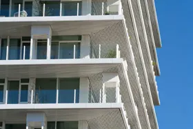GRC balcony and slab-edge cladding