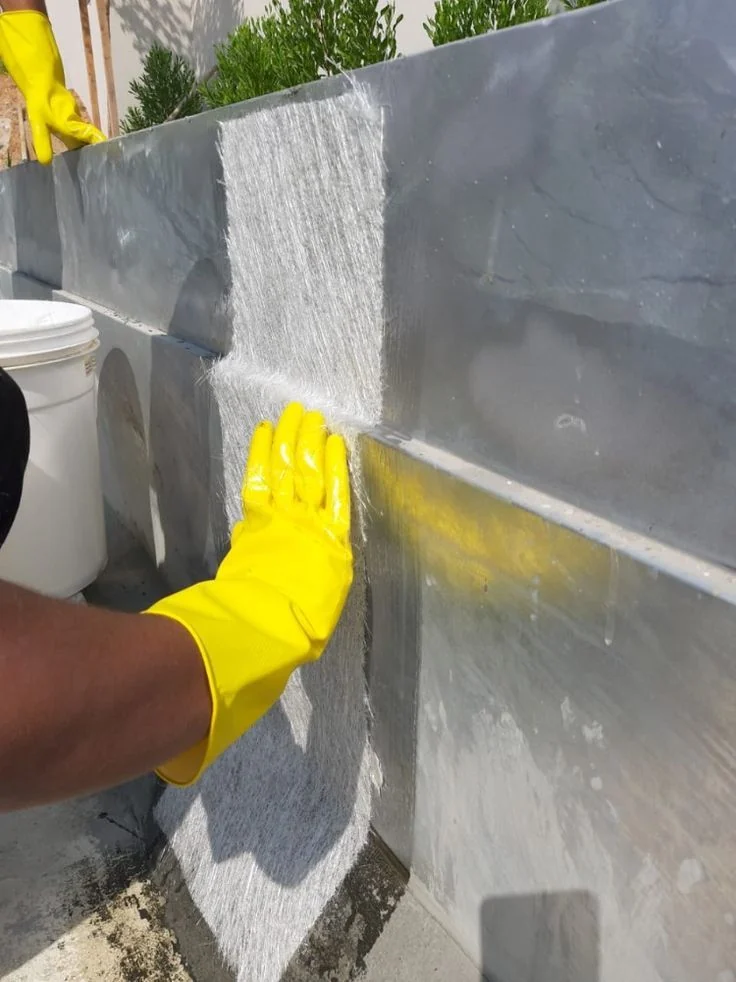 GRP lining works