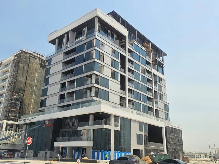 GRC façade, Metac Heaven Bay, Dubai Islands